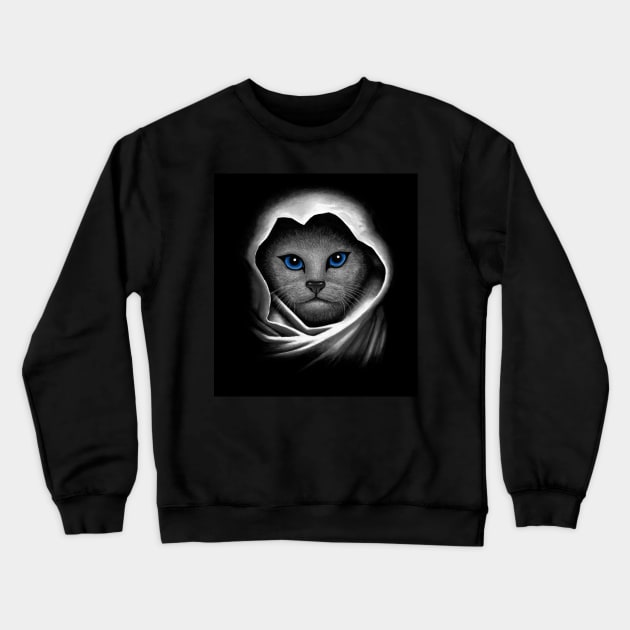 Blue eyes Crewneck Sweatshirt by Tummeow